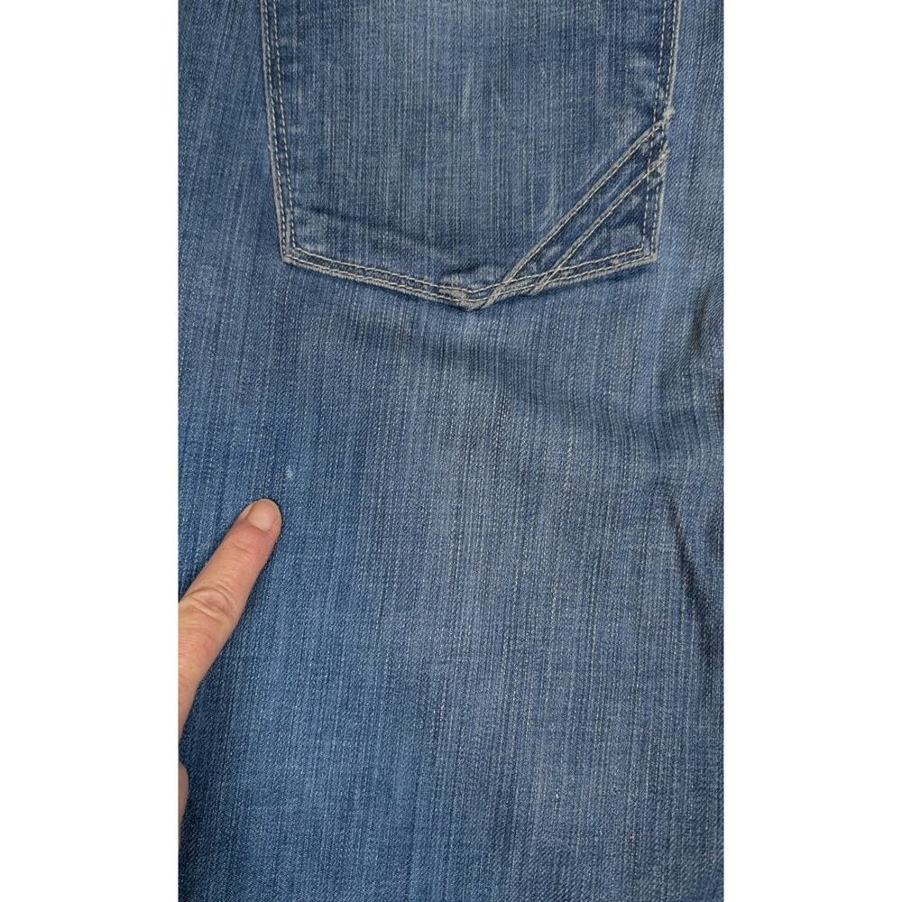 ANLO by David Choe Wide Leg Bootcut Flare Jeans Women's 28 Long Inseam USA Made - Picture 6 of 8